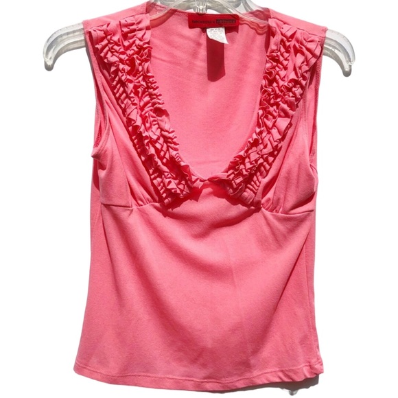 Y2K Pink Ady Gluck Frankel Tuxedo Top for Necessary Objects, size Large - Picture 7 of 9